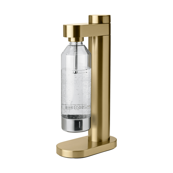 Gasatore acqua frizzante Brus - Ottone spazzolato - Stelton