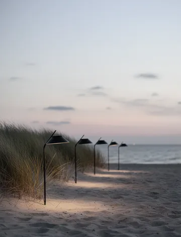 Lampione solare angolare con supporto - Nero - Stelton