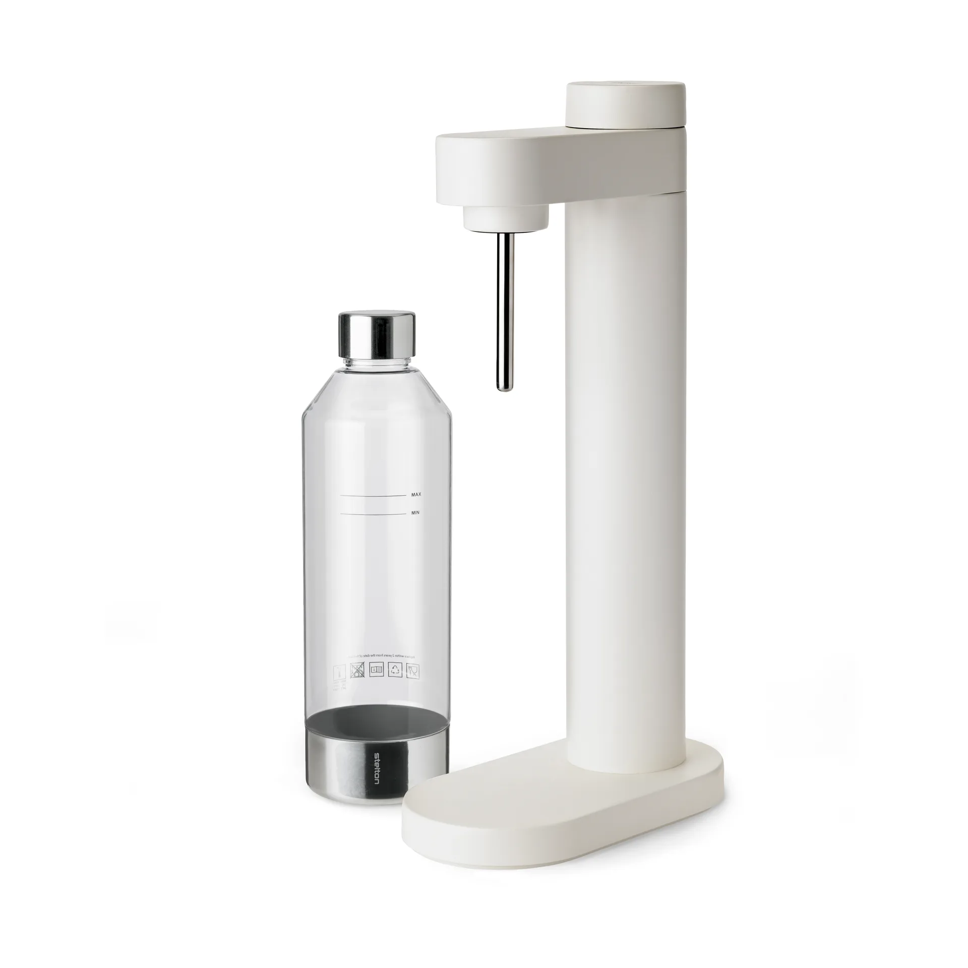 Macchina per acqua frizzante Brus, Soft white Stelton
