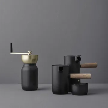 Macinacaffè Collar - nero-ottone - Stelton