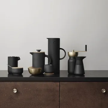 Macinacaffè Collar - nero-ottone - Stelton