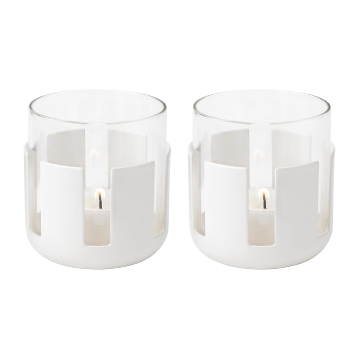 Portacandela Luna, confezione da 2 - Soft white - Stelton