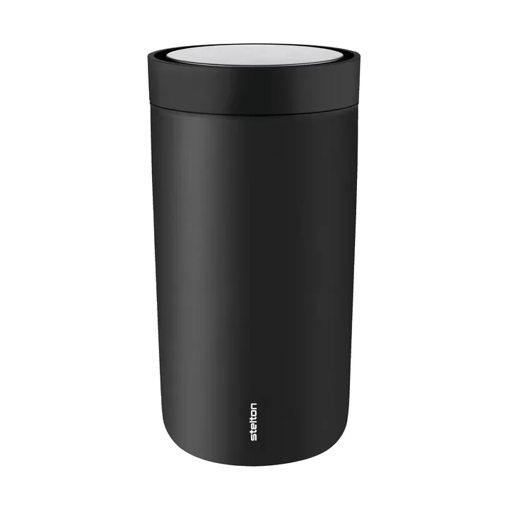 Tazza da termos To Go Click 0,2 l - Soft black - Stelton