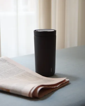 Tazza da termos To Go Click 0,2 l - Soft black - Stelton