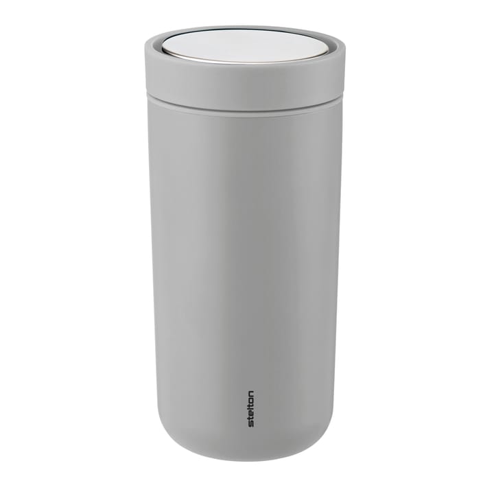 Tazza da termos To Go Click 0,4 l - grigio chiaro opaco - Stelton