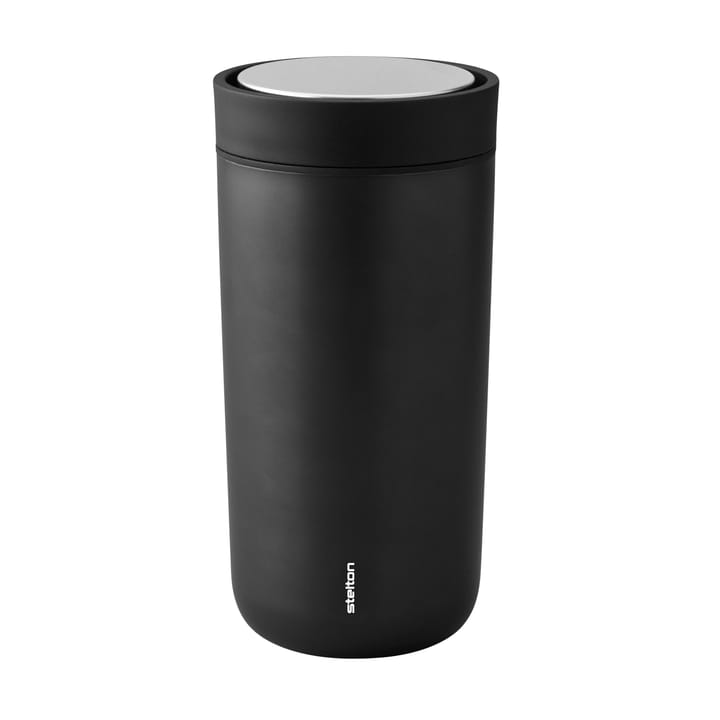 Tazza da termos To Go Click 0,4 l - nero metallizzato - Stelton