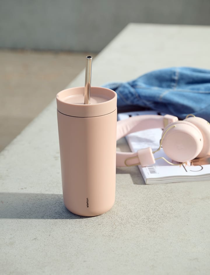 Tazza termica con cannuccia To Go Sip 0,4 L, Bruyère Stelton