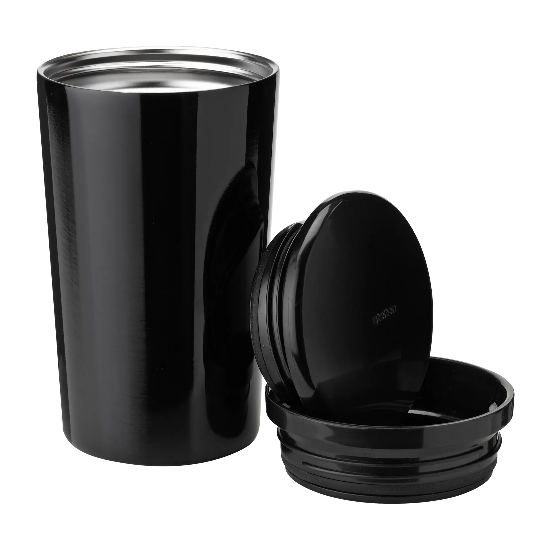 Tazza thermos Carrie da 0,4 litri, Nero Stelton