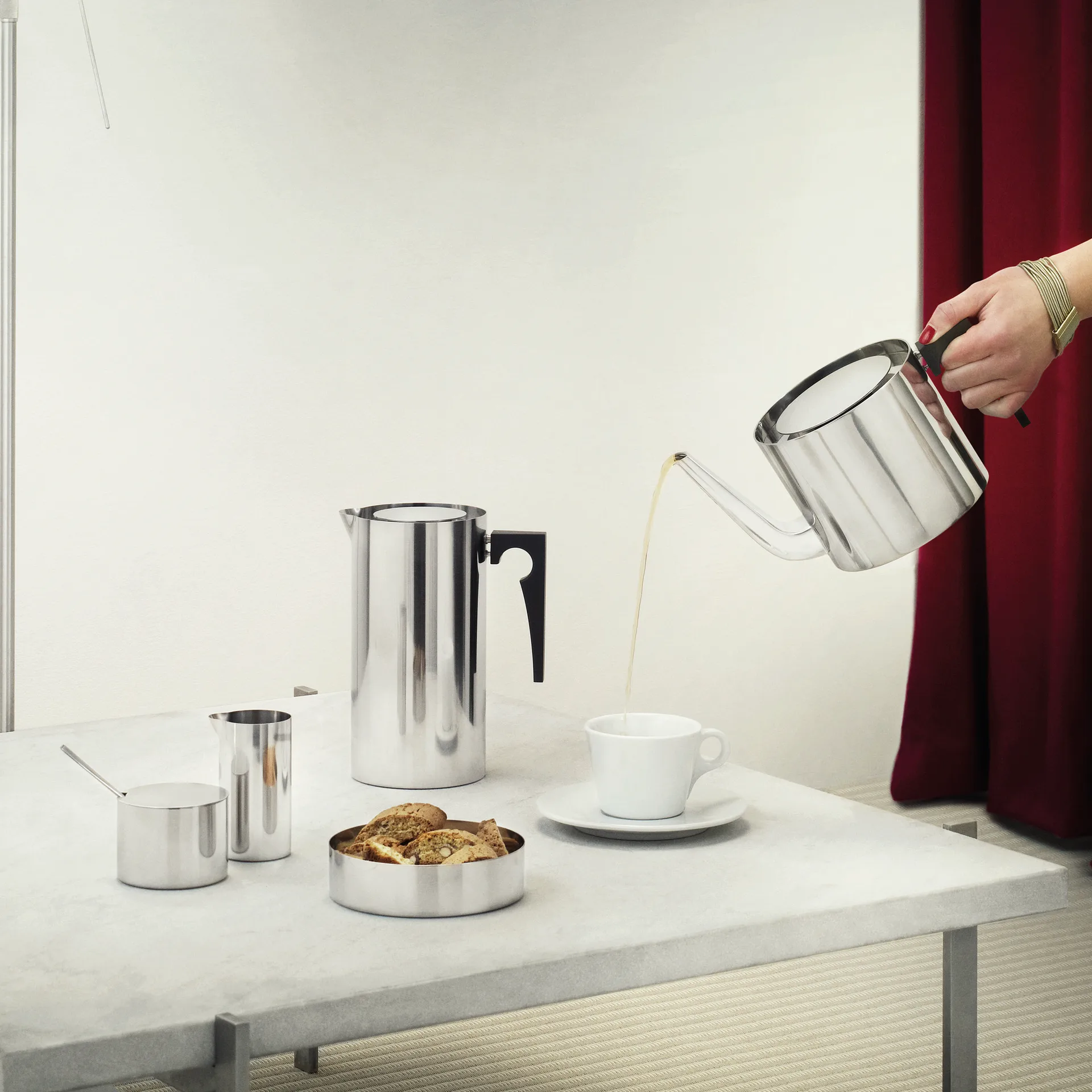 Zuccheriera AJ Cylinda-line, Acciaio inossidabile Stelton