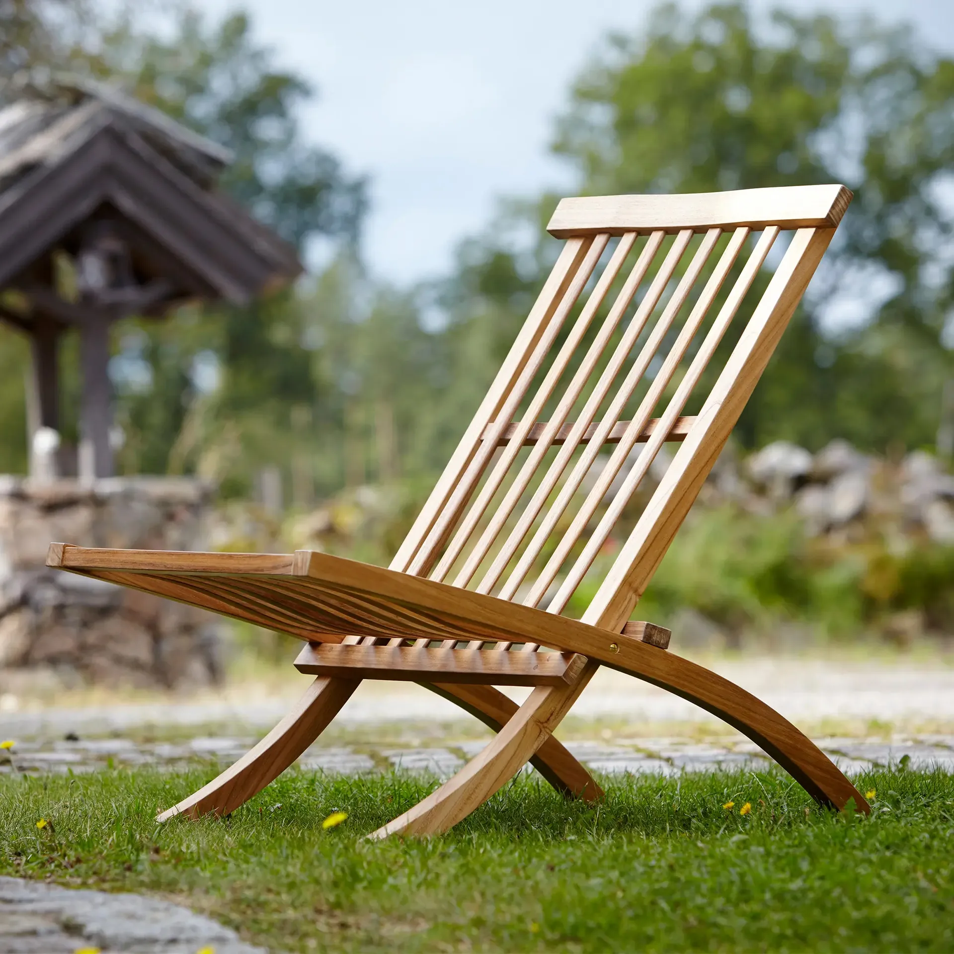 Tavolino Hanö 45x45 cm, Teak Stockamöllan