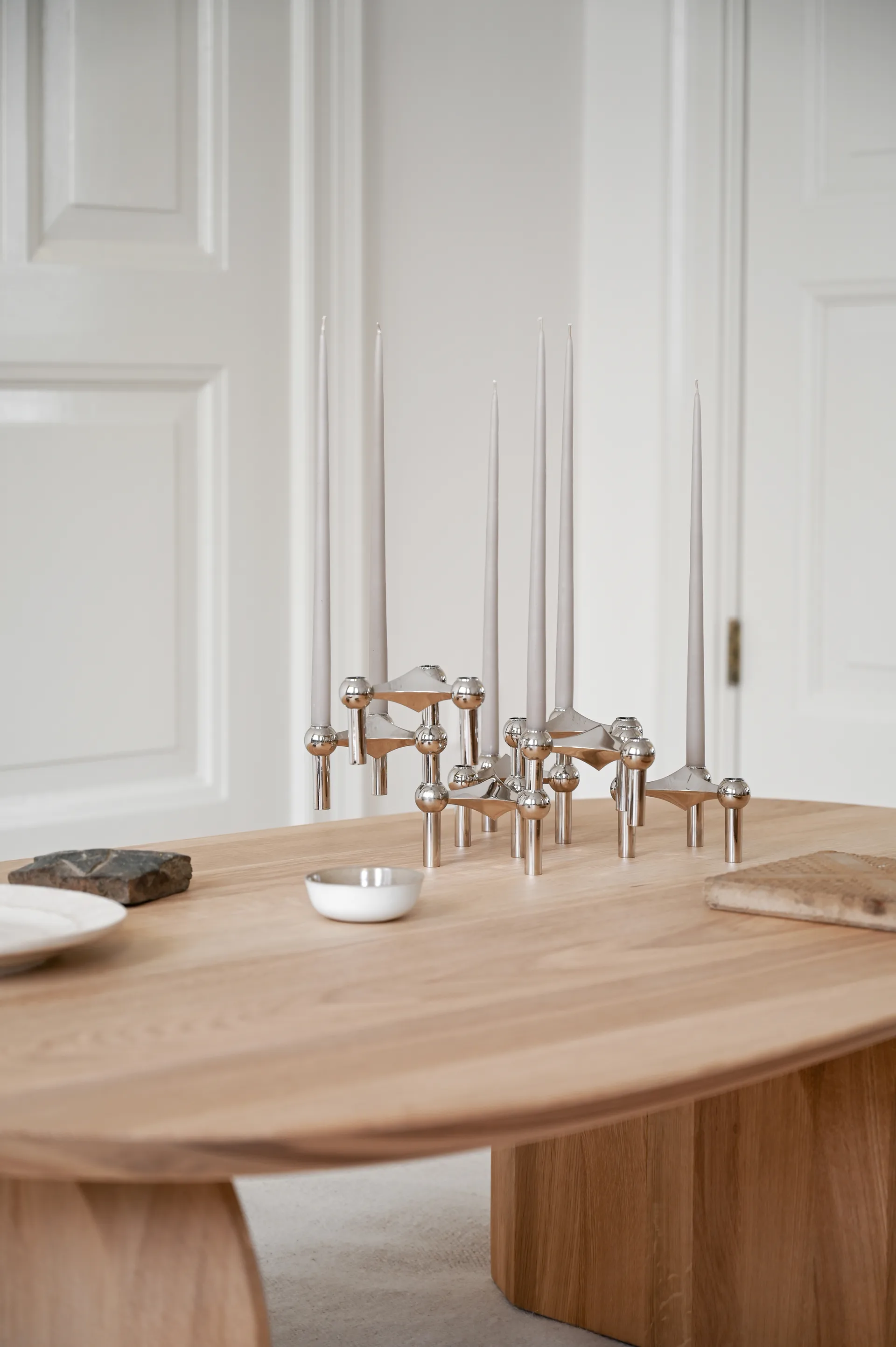 Candela STOFF by ester & erik, confezione da 6, sand STOFF