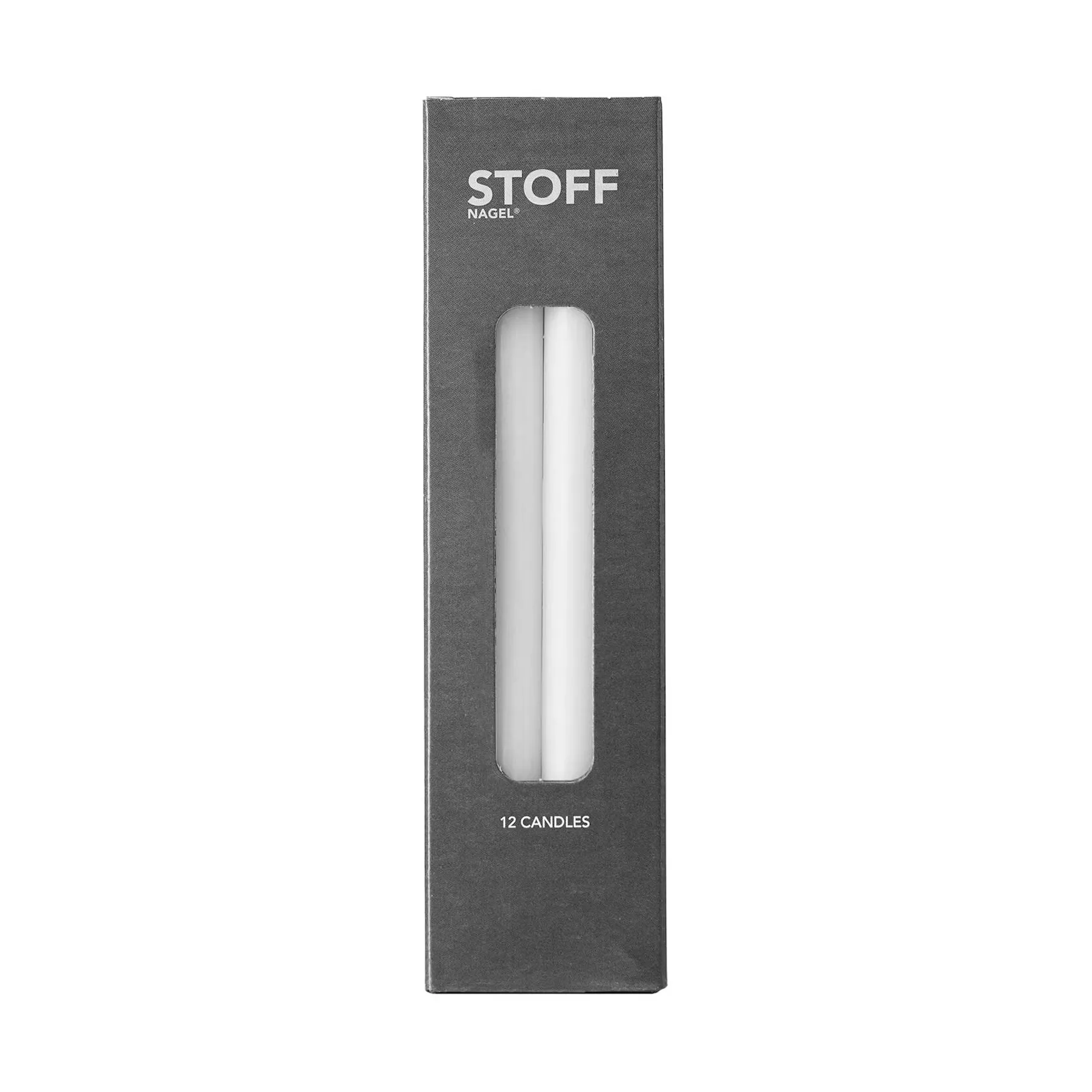 Candeliere STOFF Nagel + candele confezione da 12 STOFF