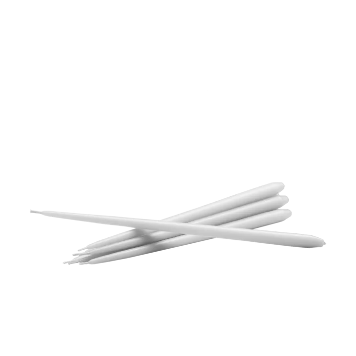 Candela STOFF Nagel by ester & erik, confezione da 6 - Bianco - STOFF Nagel