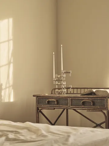 Candela STOFF Nagel by ester & erik, confezione da 6 - Bianco - STOFF Nagel