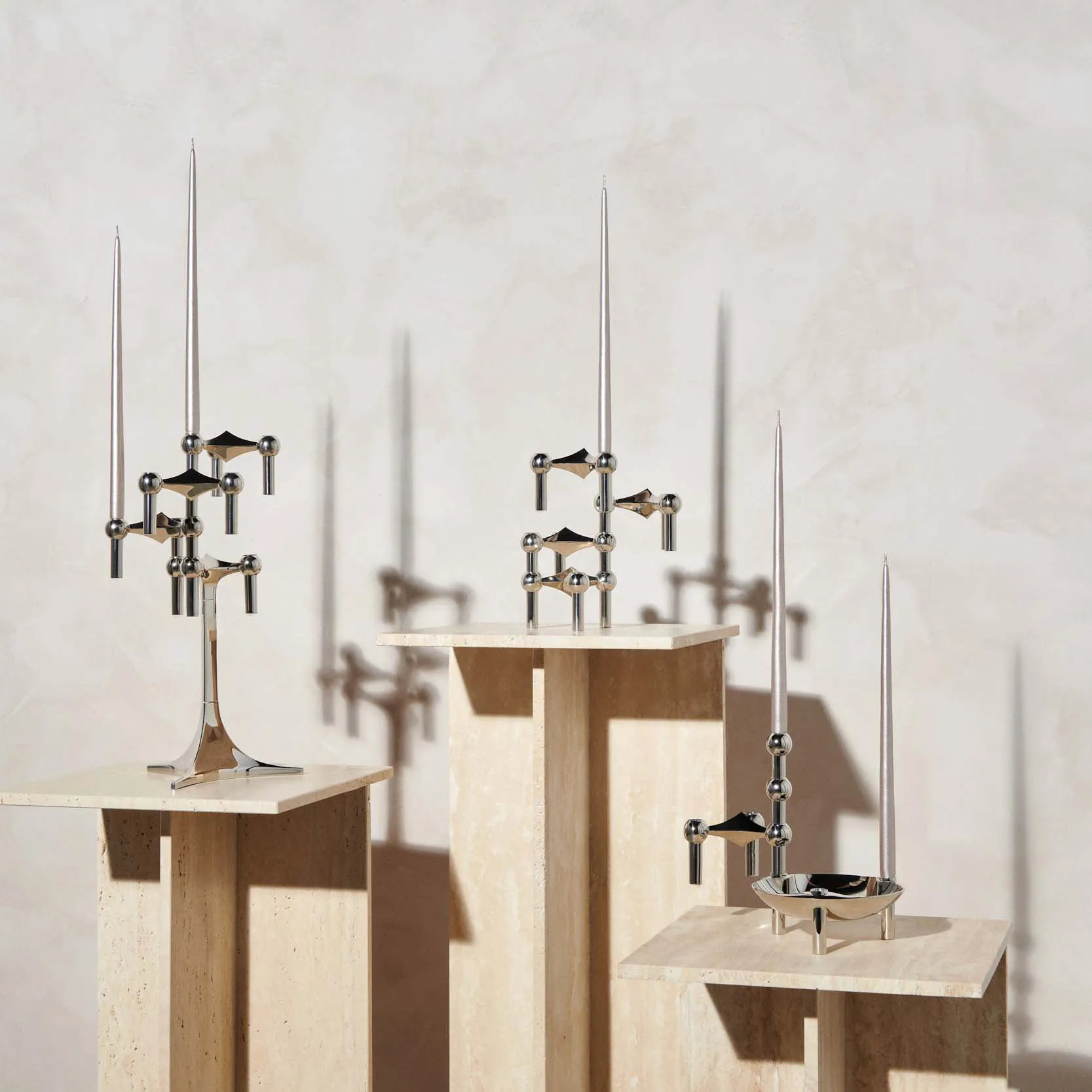 Candela STOFF Nagel by ester & erik, confezione da 6, Champagne STOFF Nagel