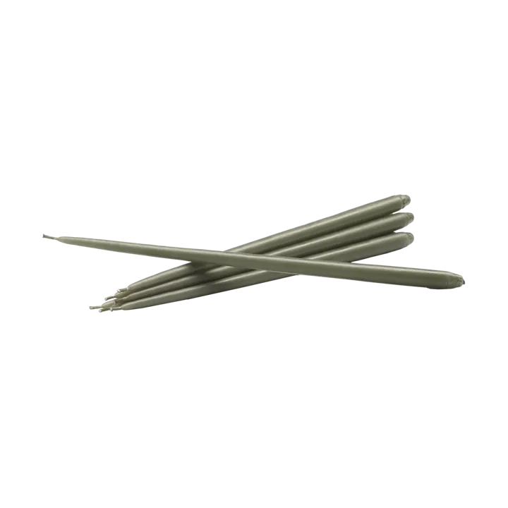 Candela STOFF Nagel by ester & erik, confezione da 6 - Dusty green - STOFF Nagel