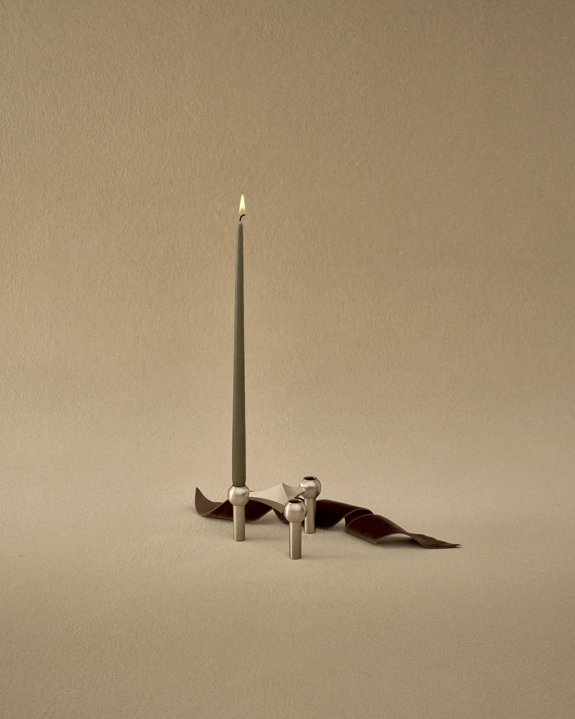 Candela STOFF Nagel by ester & erik, confezione da 6, Dusty green STOFF Nagel