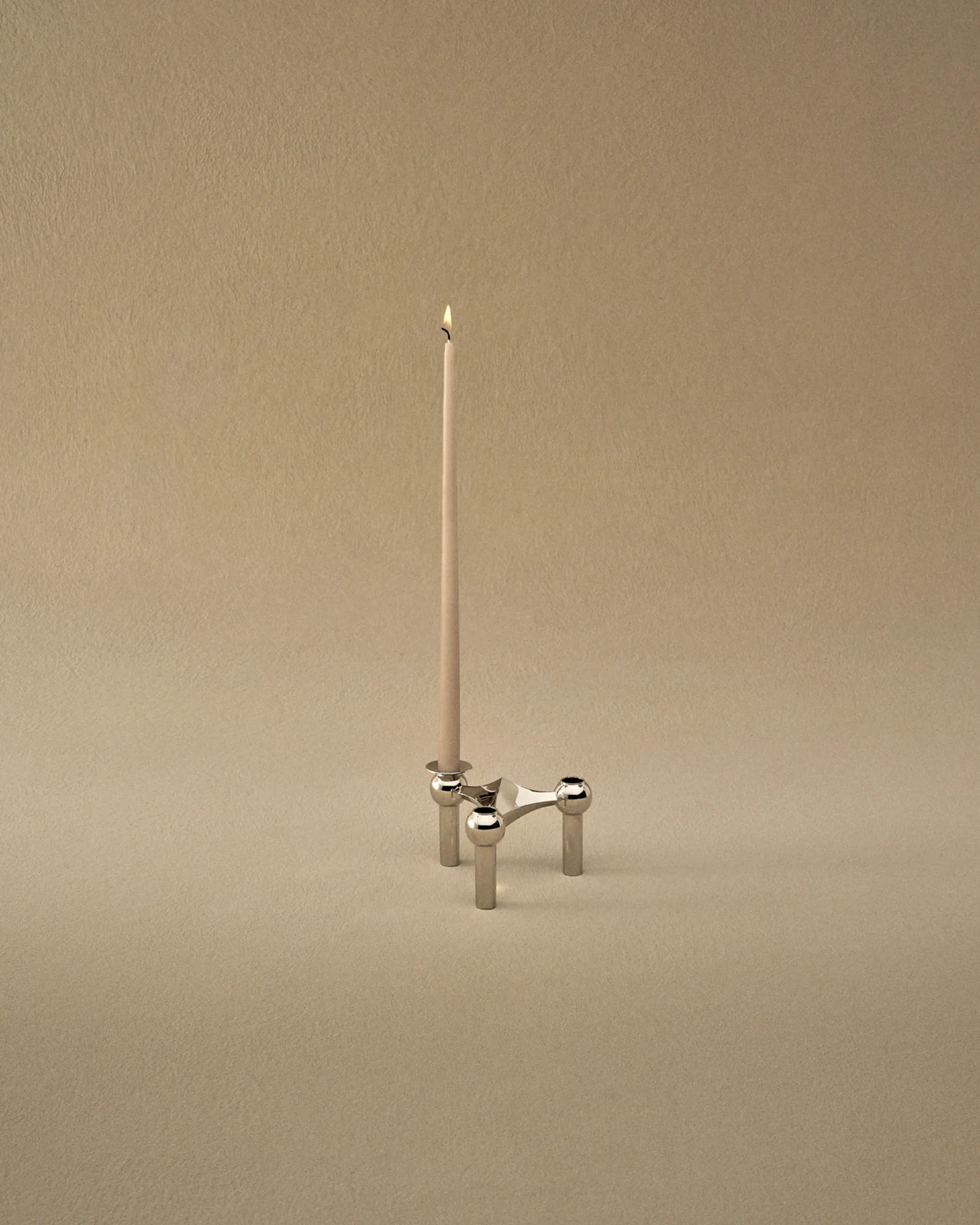 Candela STOFF Nagel by ester & erik, confezione da 6, Latte STOFF Nagel