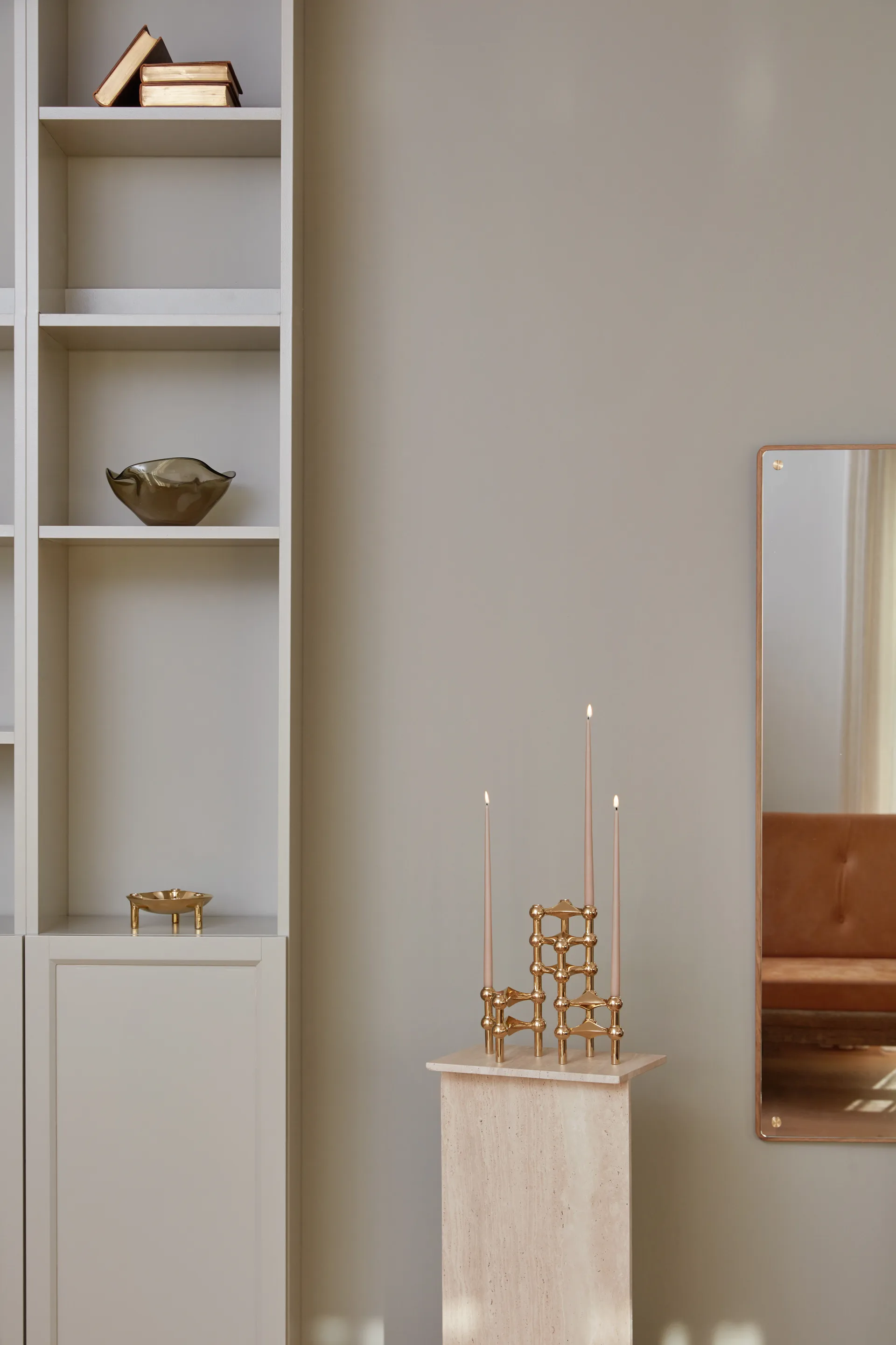 Candela STOFF Nagel by ester & erik, confezione da 6, Latte STOFF Nagel