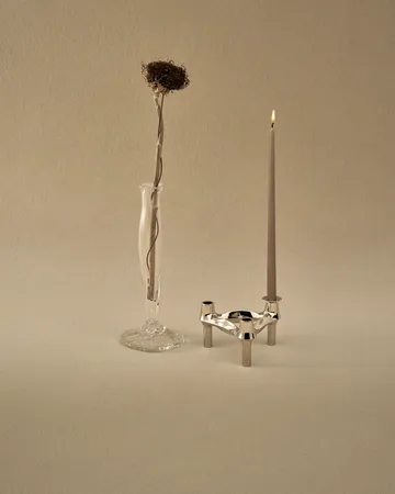 Candela STOFF Nagel by ester & erik, confezione da 6 - Marrone chiaro - STOFF Nagel