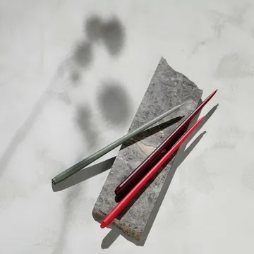 Candela STOFF Nagel by ester & erik, confezione da 6 - Rosso - STOFF Nagel