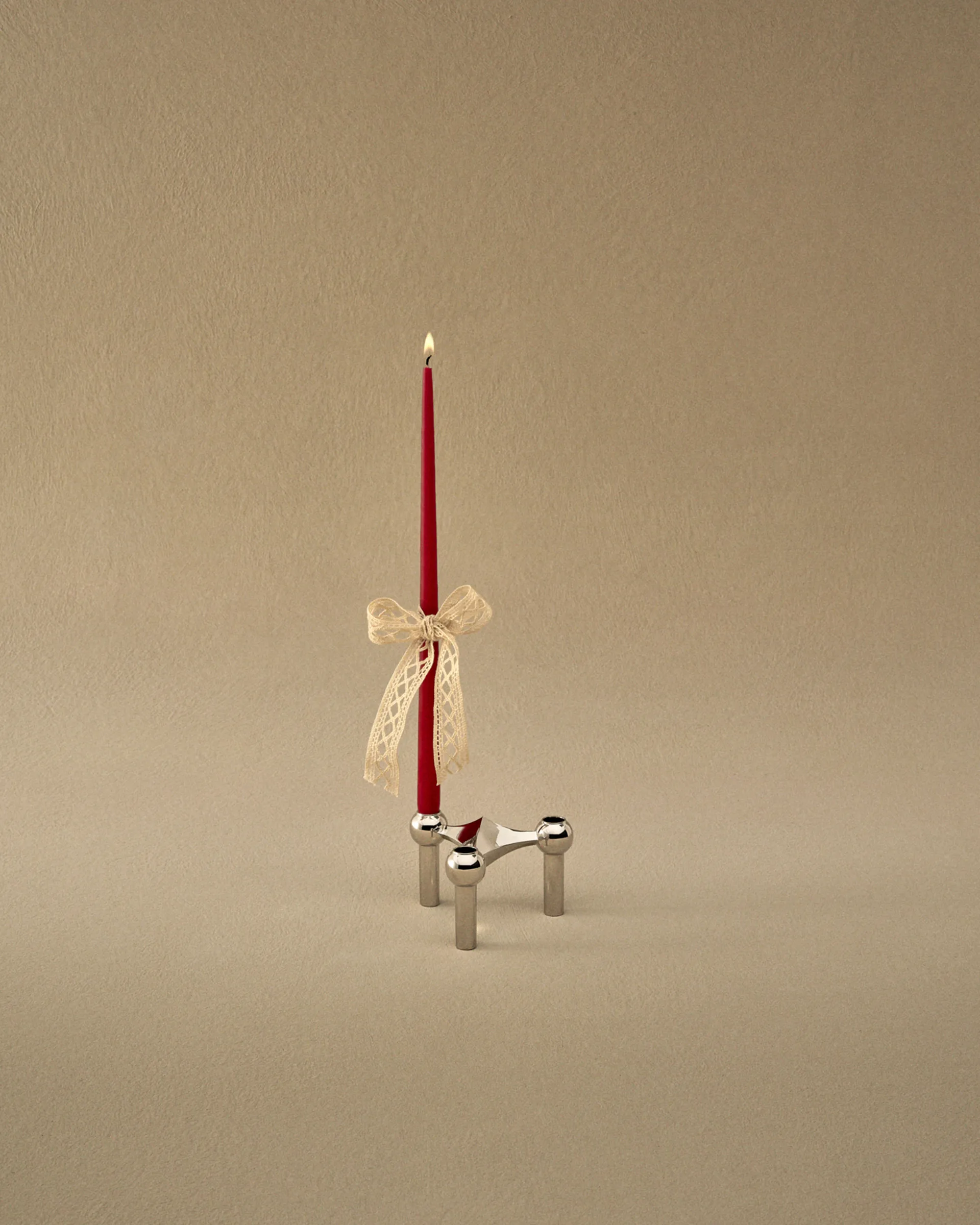 Candela STOFF Nagel by ester & erik, confezione da 6, Rosso STOFF Nagel