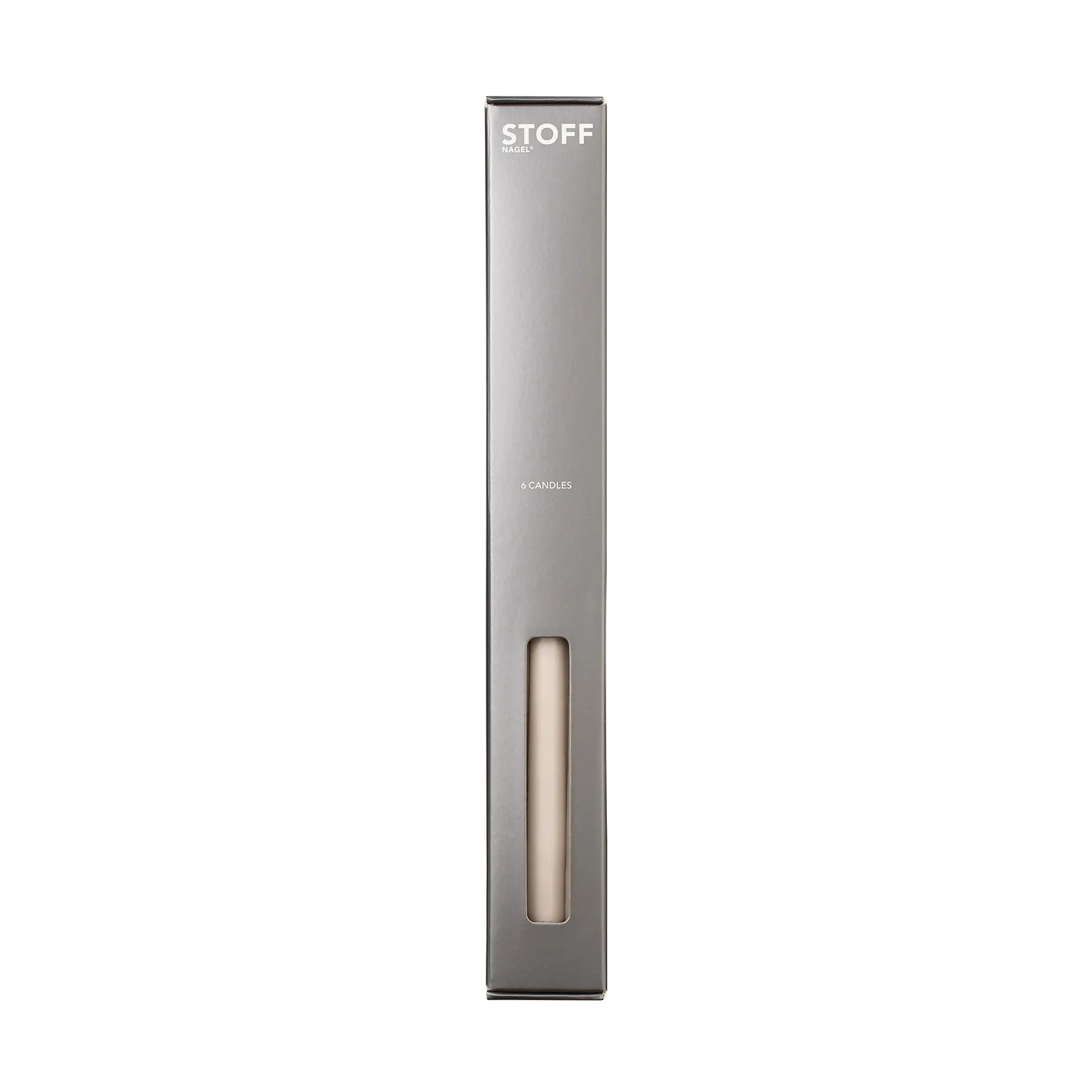 Candela STOFF Nagel by ester & erik, confezione da 6, sand STOFF Nagel