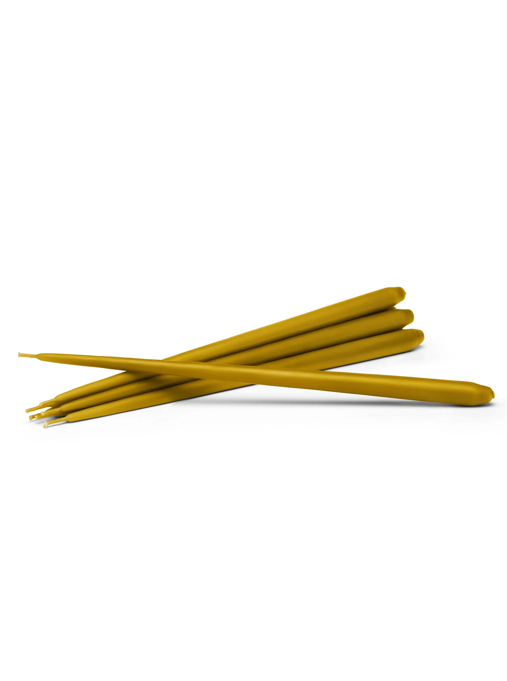 Candela STOFF Nagel by ester & erik, confezione da 6, Senape STOFF Nagel