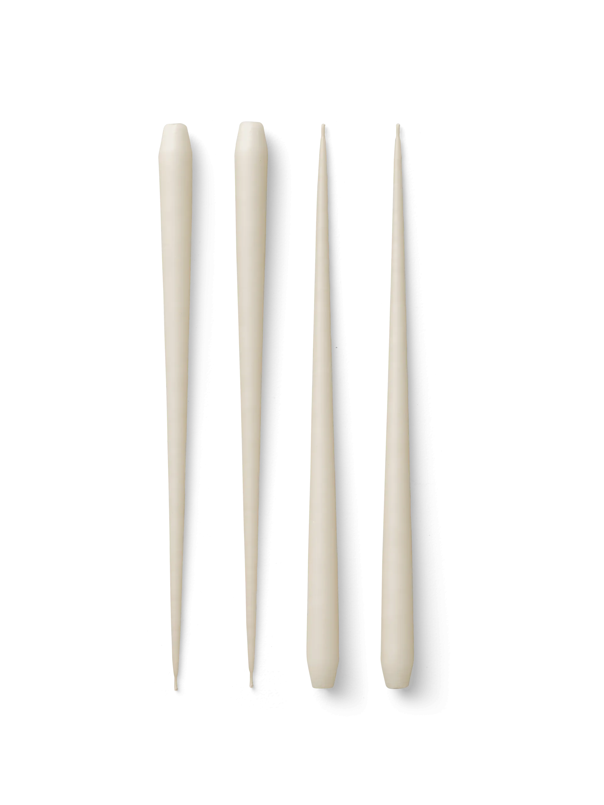 Candela STOFF Nagel by ester & erik grande, confezione da 4, Off-white STOFF Nagel