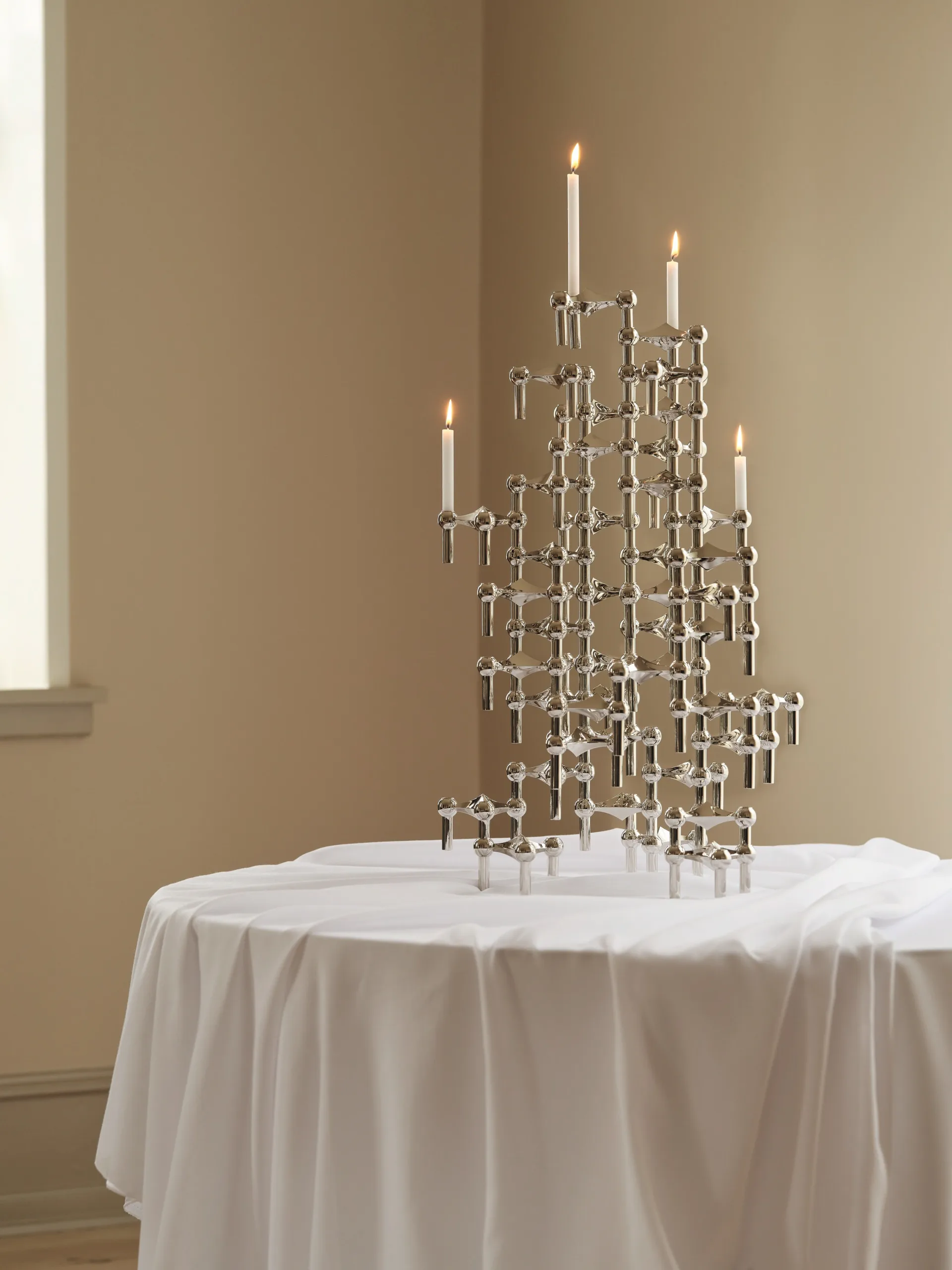 Candele Nagel confezione da 12, bianco STOFF Nagel