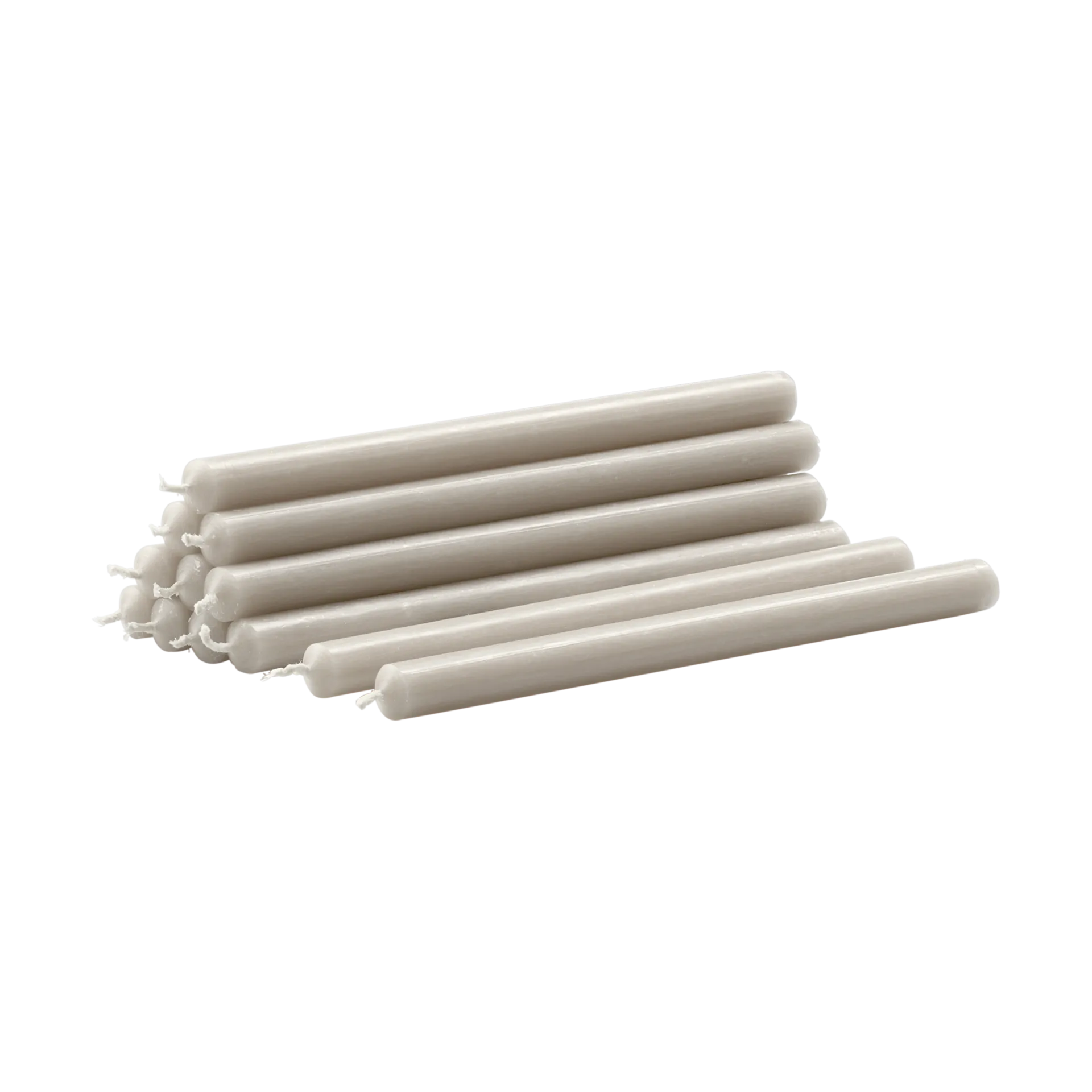 Candele Nagel confezione da 12, Linen grey STOFF Nagel