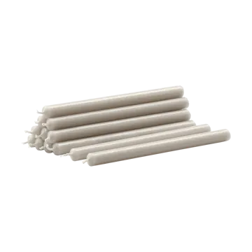 Candele Nagel confezione da 12 - Linen grey - STOFF Nagel