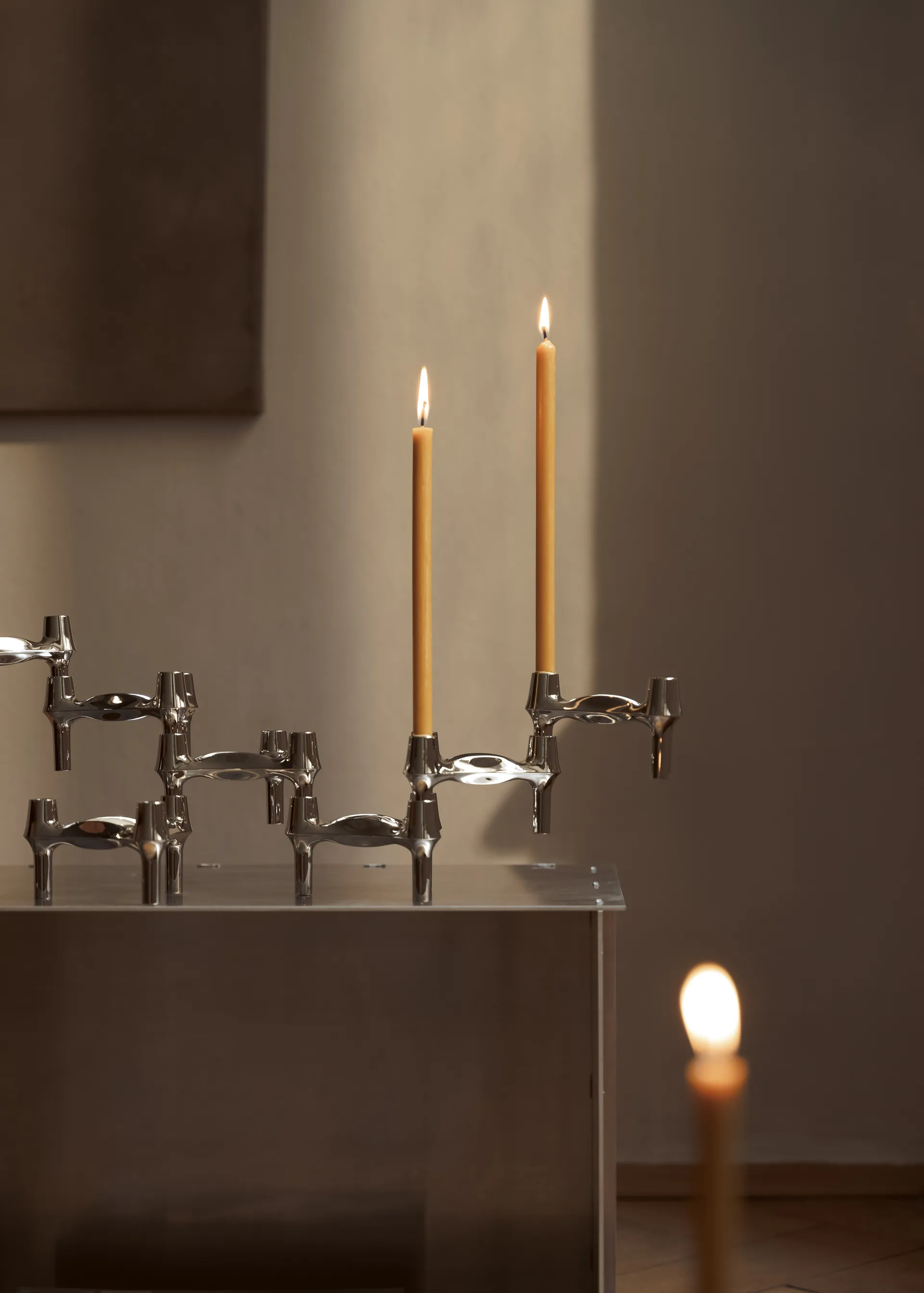 Candele Nagel confezione da 8, Golden honey STOFF Nagel