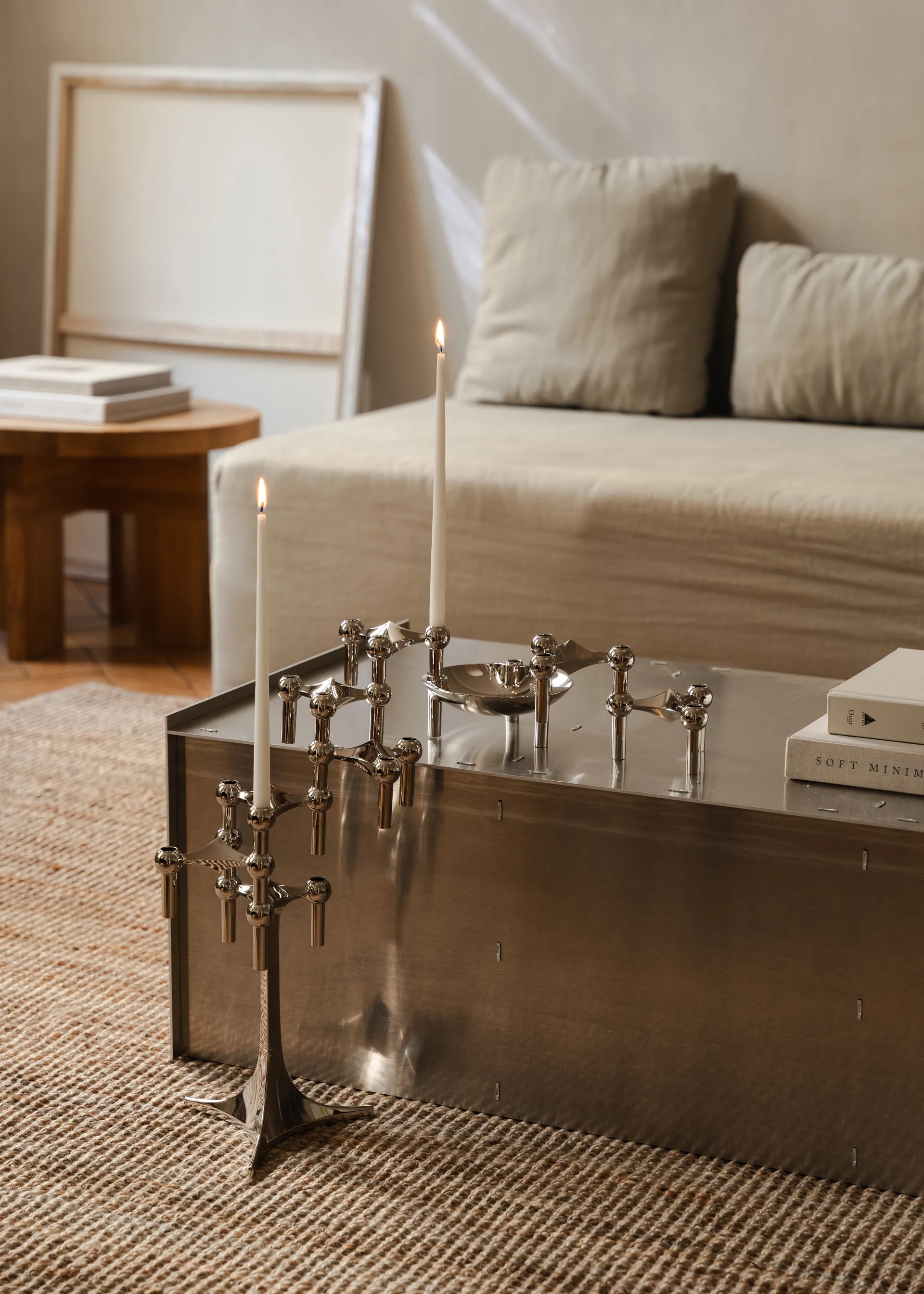 Candeliere STOFF Nagel confezione da 3, cromo STOFF Nagel