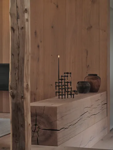 Candeliere STOFF Nagel confezione da 3 - Nero cromo - STOFF Nagel