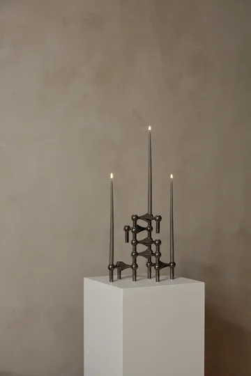 Candeliere STOFF Nagel confezione da 3 - Nero cromo - STOFF Nagel