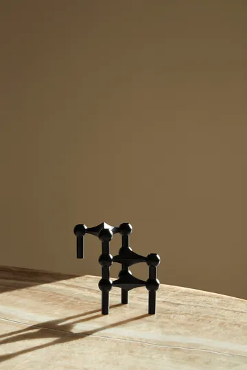 Candeliere STOFF Nagel confezione da 3 - nero - STOFF Nagel