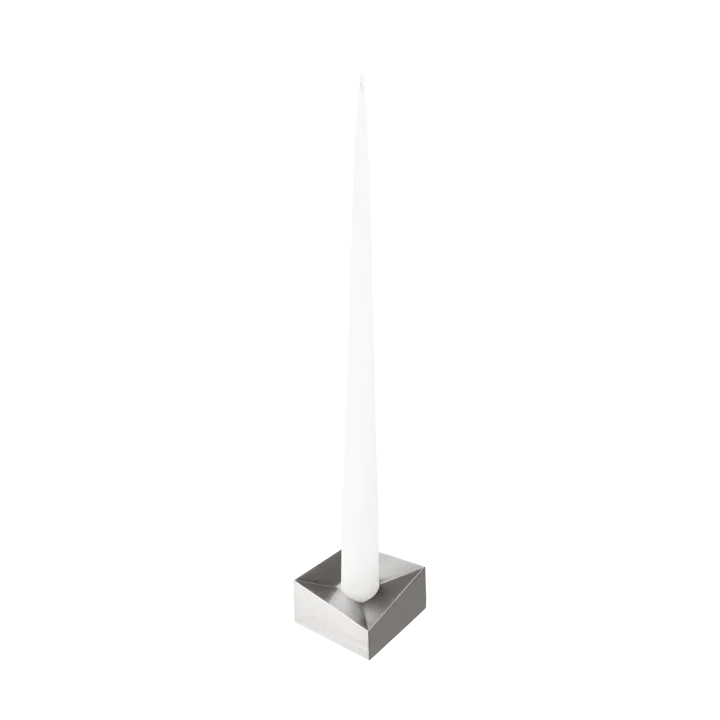 Portacandela grande STOFF Nagel Reflect 3,2 cm - Cromo spazzolato - STOFF Nagel