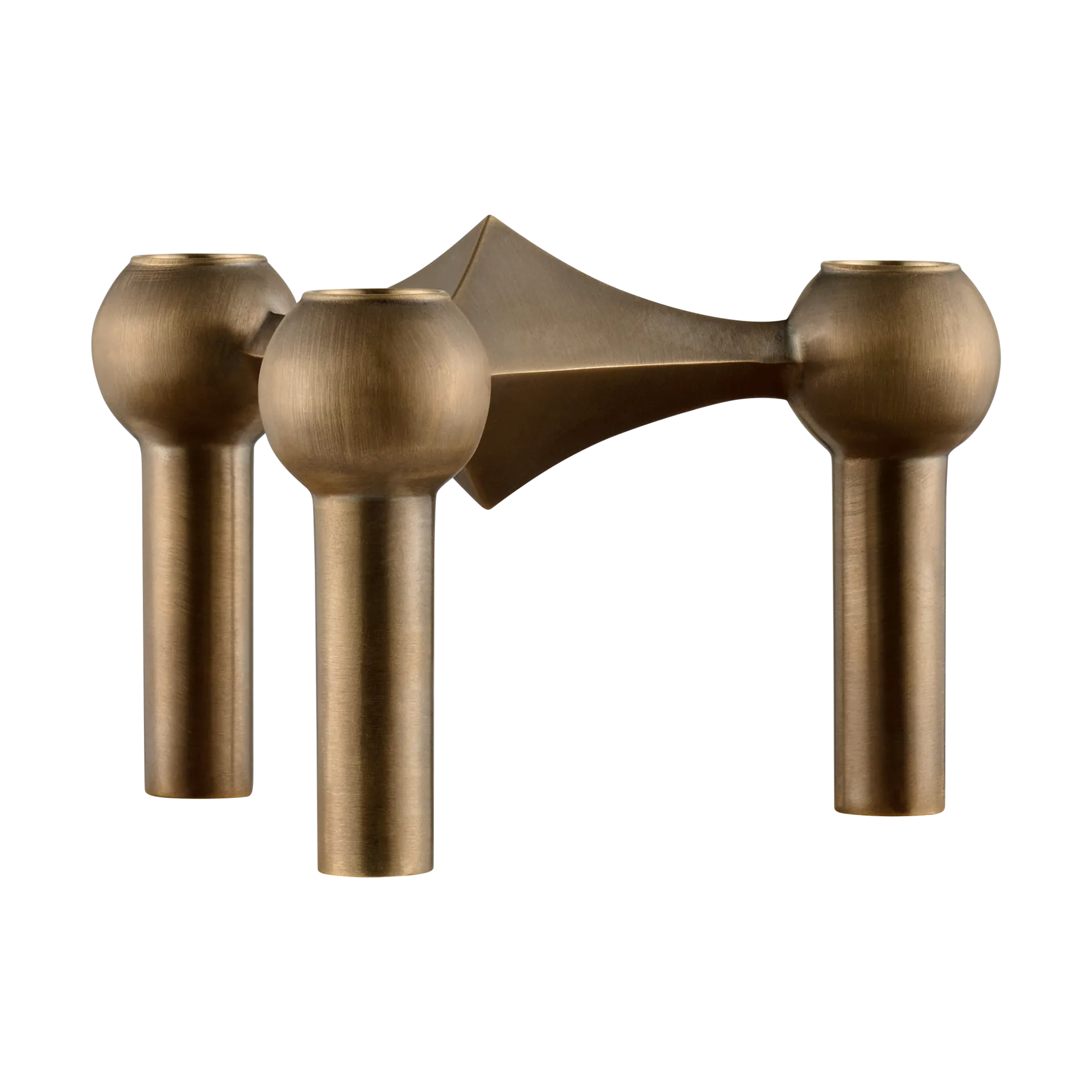 Portacandela Nagel, Bronzed brass STOFF Nagel