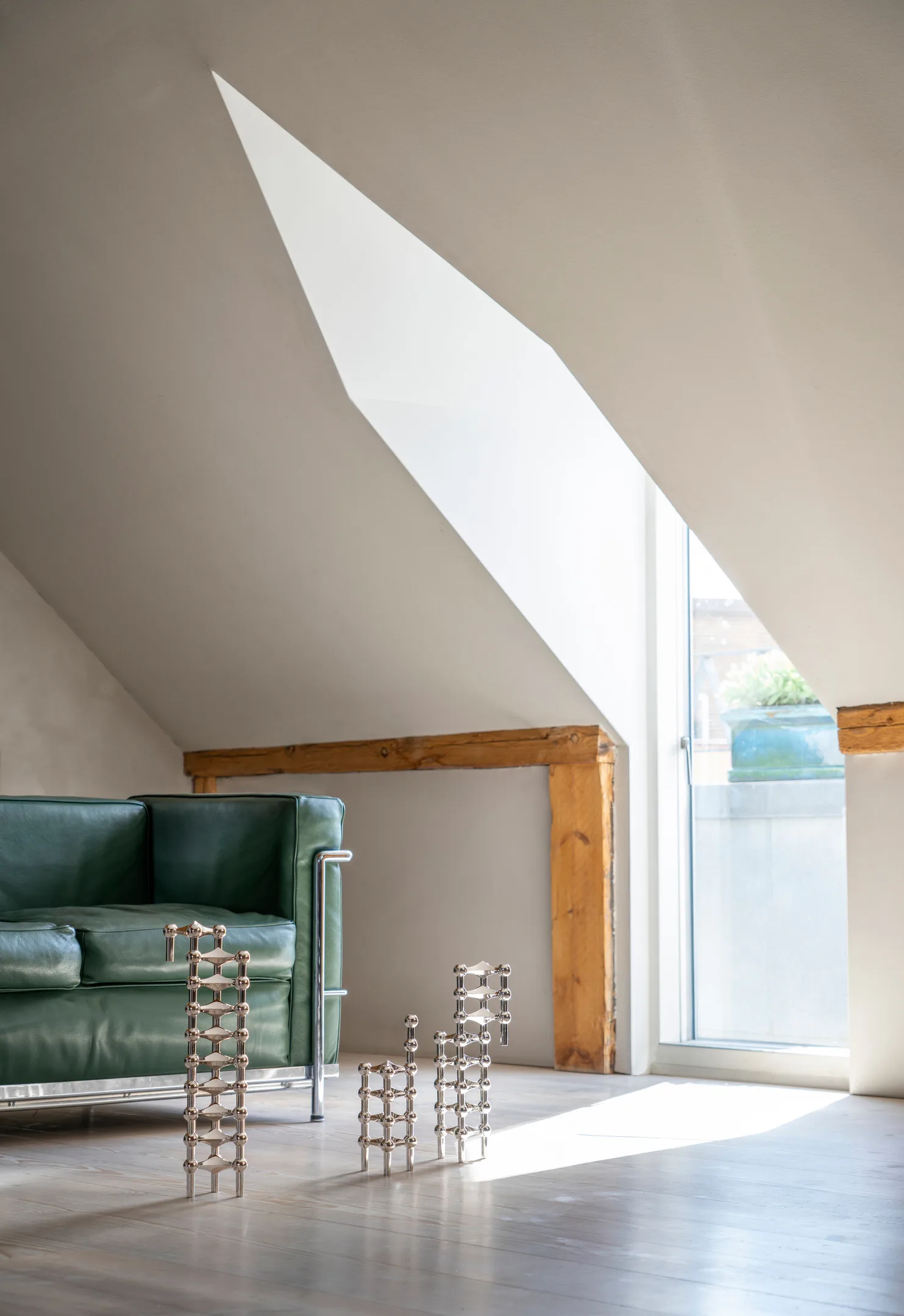 Portacandela Nagel, cromo STOFF Nagel