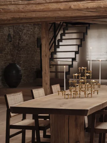 Portacandela Nagel - ottone - STOFF Nagel