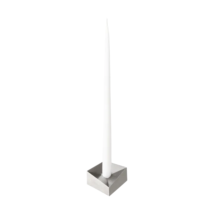 Portacandela piccolo STOFF Nagel Reflect 2,7 cm - Cromo spazzolato - STOFF Nagel