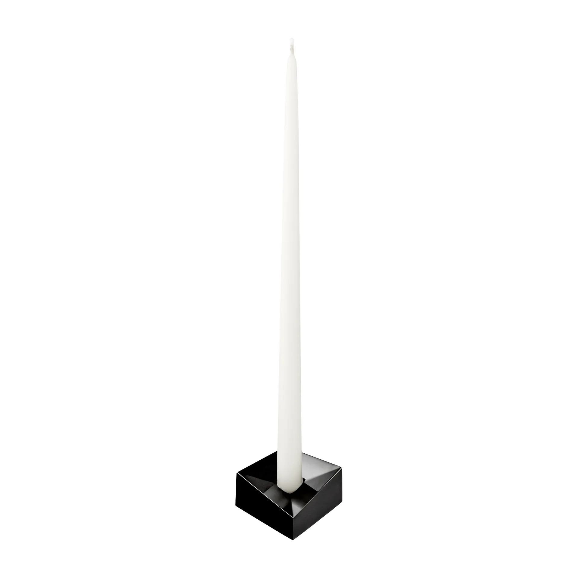 Portacandela piccolo STOFF Nagel Reflect 2,7 cm, Nero, cromo STOFF Nagel