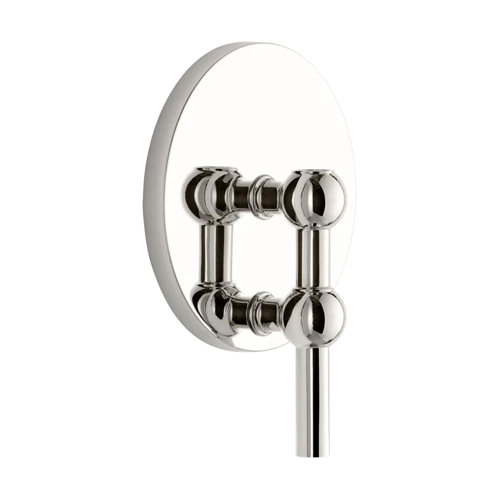 Portacandele da parete STOFF Nagel - Cromo - STOFF Nagel