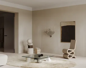 Portacandele da parete STOFF Nagel - Cromo - STOFF Nagel