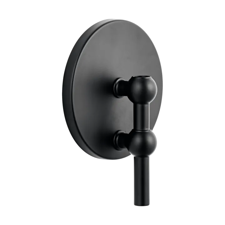 Portacandele da parete STOFF Nagel - Nero opaco - STOFF Nagel