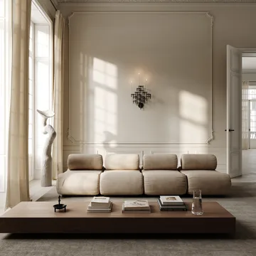 Portacandele da parete STOFF Nagel - Nero opaco - STOFF Nagel