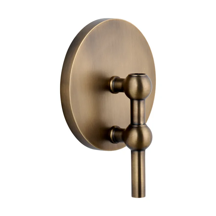 STOFF Nagel portacandele da parete - Ottone bronzato - STOFF Nagel
