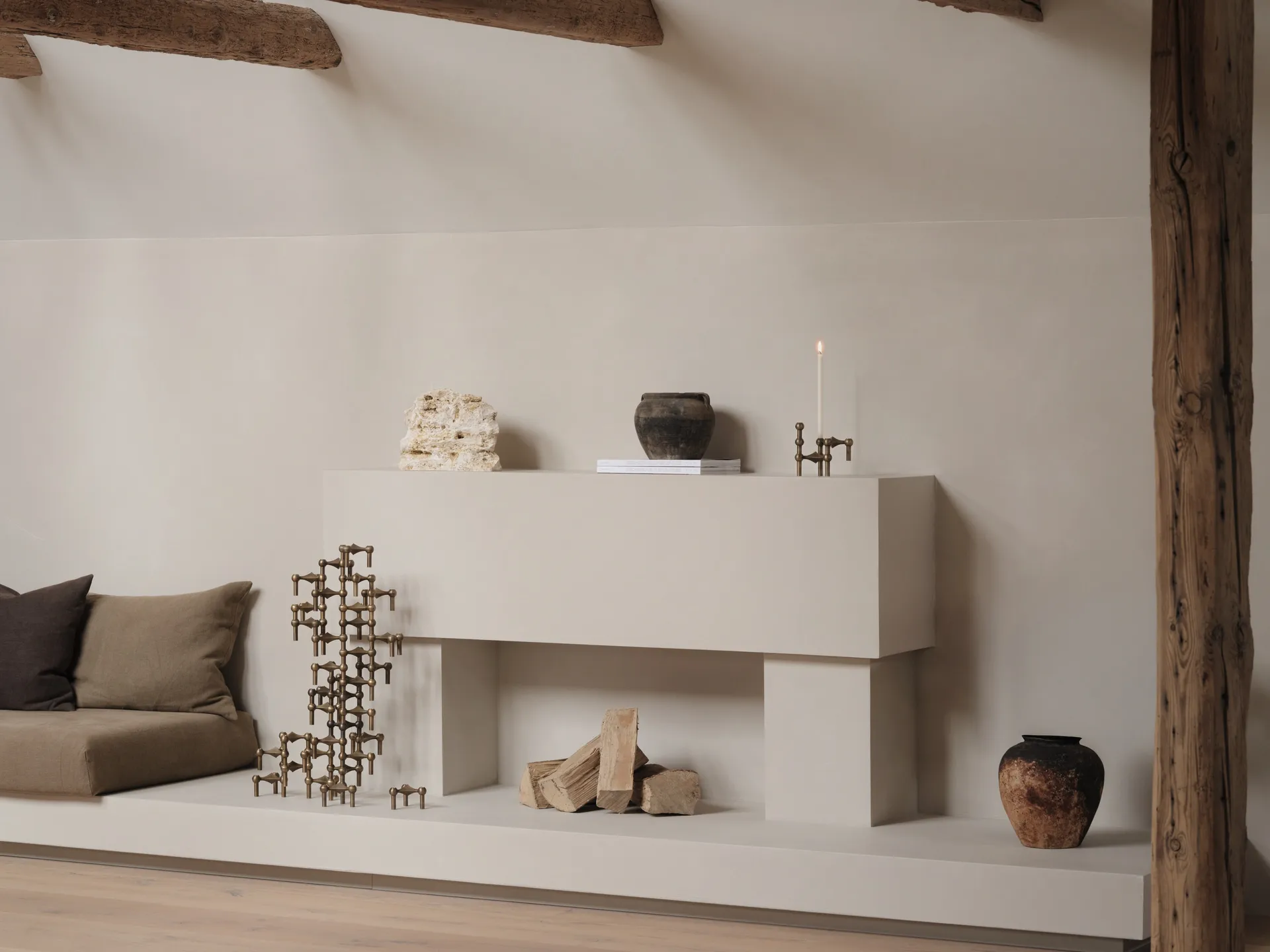 Vaso STOFF Nagel, Ottone bronzato STOFF Nagel