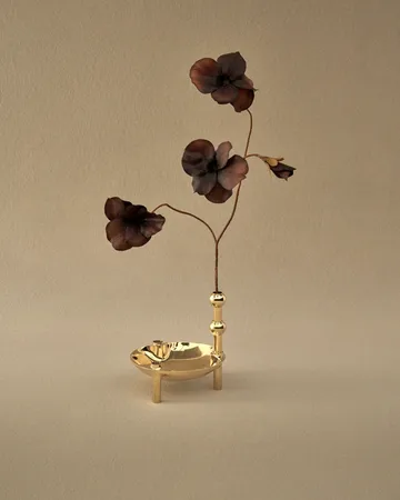 Vaso STOFF Nagel - Ottone - STOFF Nagel